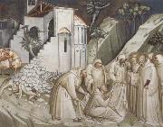 Spinello Aretino St.Benedict Revives a Monk from under the Rubble oil on canvas